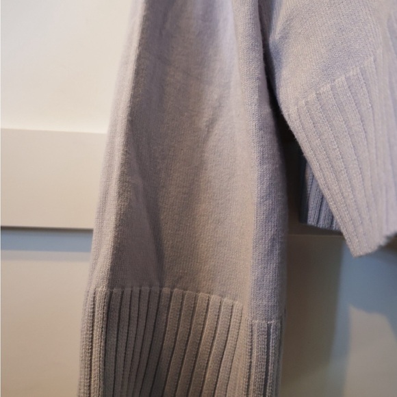 Dusty blue Turtleneck Sweater bell sleeves tags on Laundry Large - Picture 3 of 10